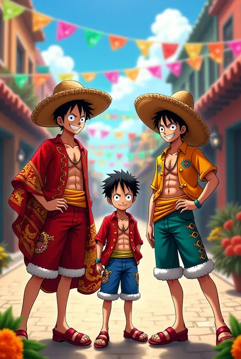 Luffy, zoro, ASCE WITH MEXICAN CLOTHES
