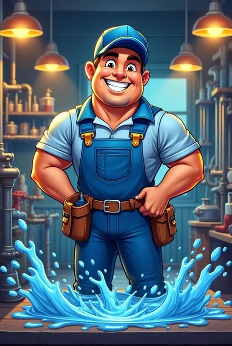 Mr plumber fixing Water logo