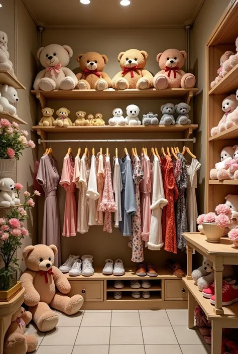 Teddies, Ladies clothes, Watchs, Sneekers, Flowers, chocolates 