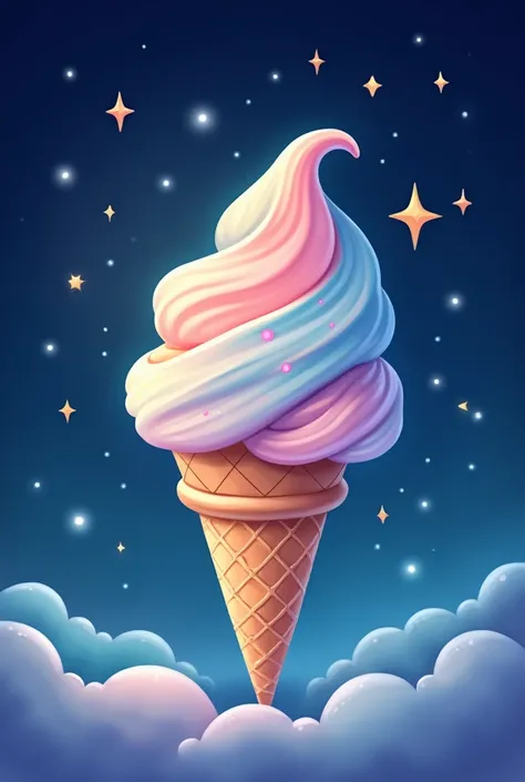 Ice Cream Shop Logo Referencing Luna