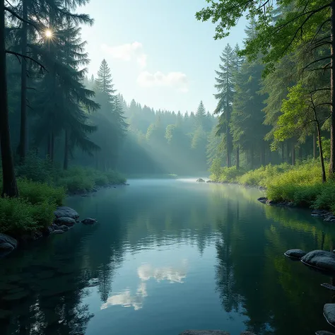 Lake in the forest