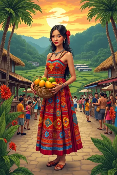 Philippines tradition and culture drawing
