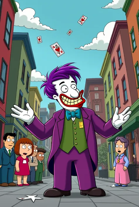 Realistic joker family guy style