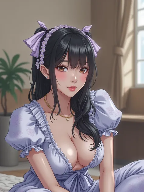 {{{{{3,318 trillion pixels high resolution, vivid filter, nsfw, A girl I thought was still very young showed her panting face and ample breasts so I gave her an aphrodisiac to make her look even sexier and her innocent appearance was tinted with a sexy aur...