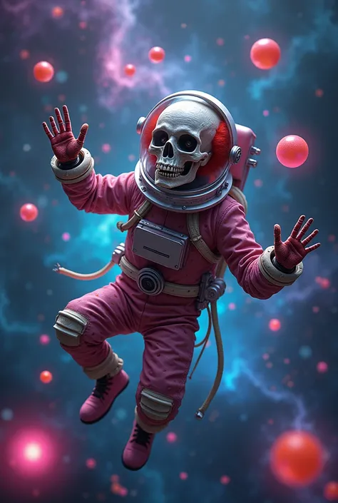 Astronaut Skull Clown 