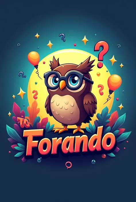 Visual identity for a YouTube curiosity channel named fatoForando