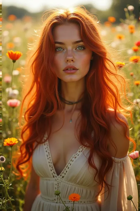 beautiful red haired woman