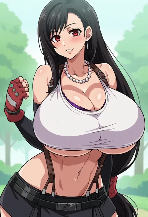 score_9, score_8_up, score_7_up, source_anime, (anime coloring, anime screencap, megani magazine:1.2) break 1girl, tifa lockhart...