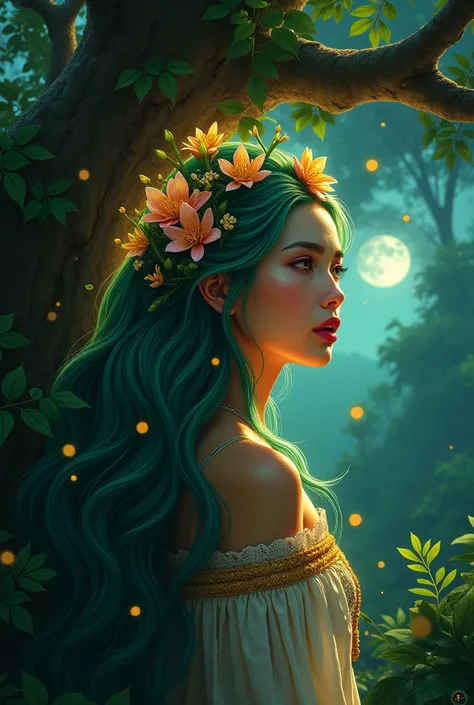 In the heart of the lush Philippine jungle, the enchanting enkanto, Avelora, wept beneath the moonlight. Her greatest desire was to restore the faded magic of the ancient trees, whose vibrant life once nurtured her world. Avelora’s sorrowful song drifted t...