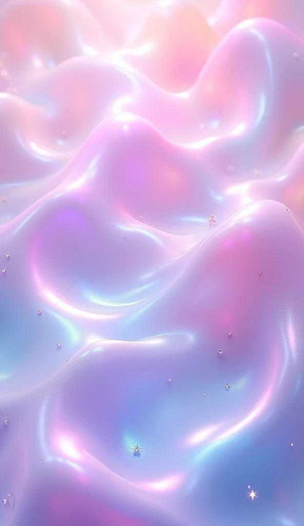 seamless liquid holographic pastel color animation pearlescent