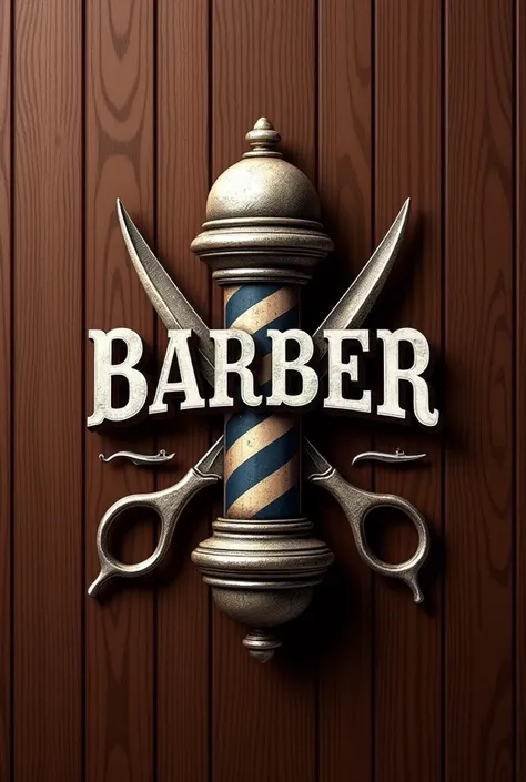 logo for a barbershop