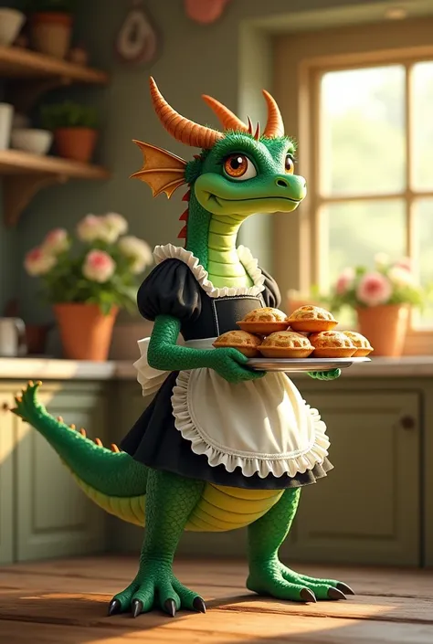 Dragon in maid outfit