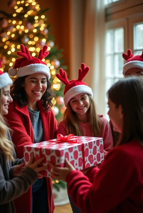 Charity with Christmas gifts 