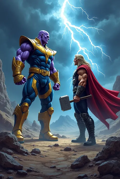 Thanos son and the god of thunder