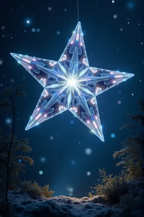 Crystal-studded star