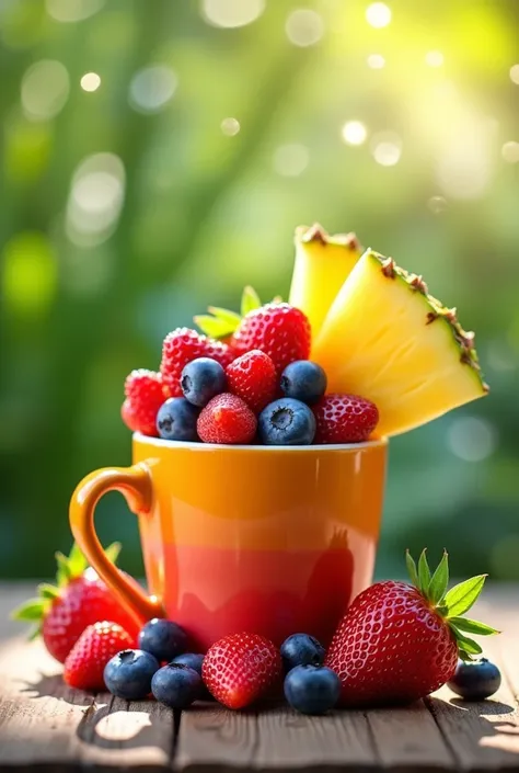 A cup of Fruits