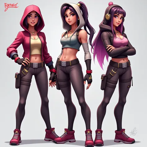 Fortnite female concept skins

