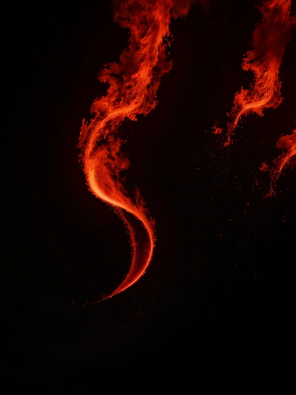 a texture of a red fire outbreak with a black background