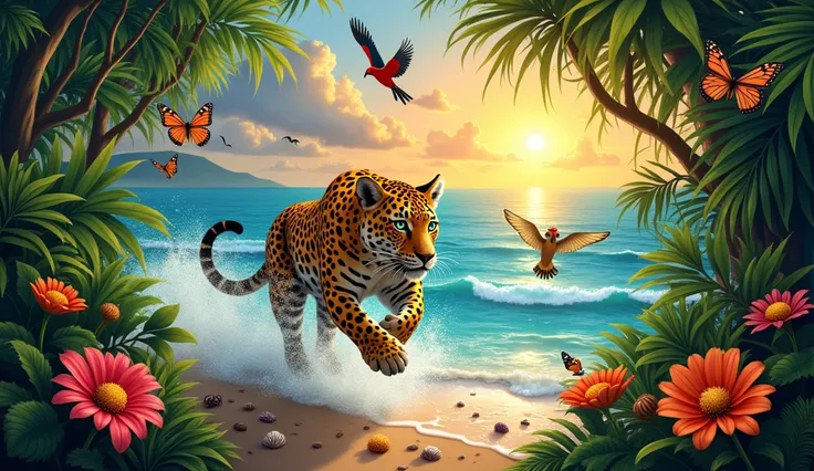 From the jungle to the sea,
They live so wild and free!