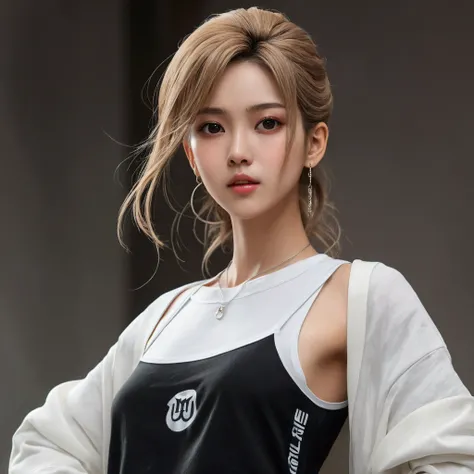 Prompts
Copy
((Best quality, 8k, Masterpiece :1.3)), 1girl, Pretty woman with emphasizing slender abs :1.3, (random hairstyles :1.2), Oversized tank top :1.2, Ultra-detailed face, Detailed eyes, Double eyelid, armpit