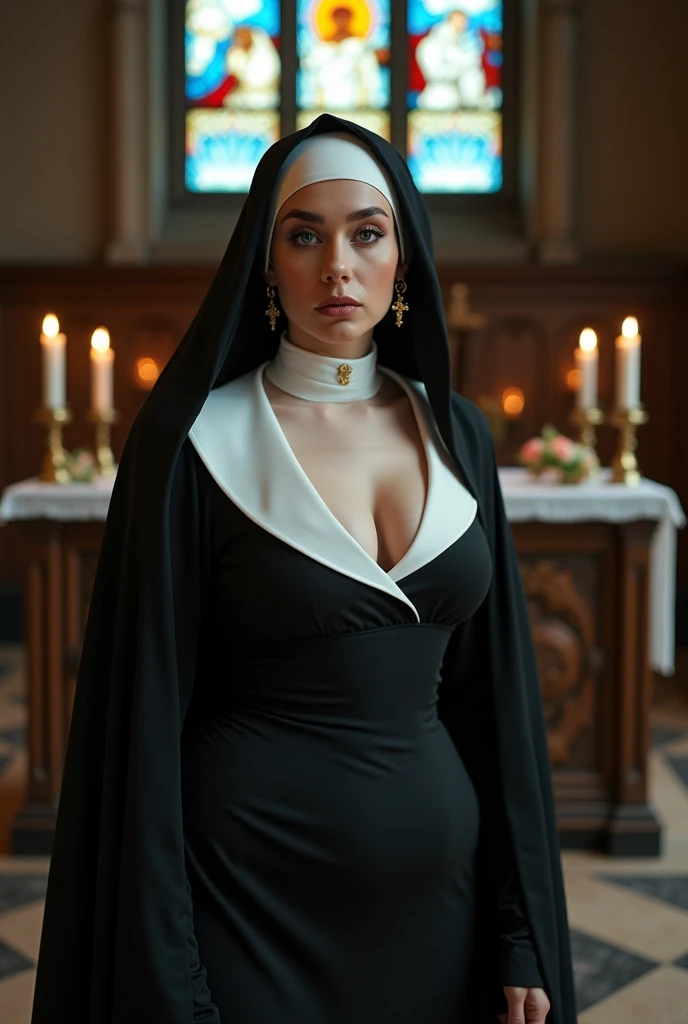 sexy nun with big boobs
