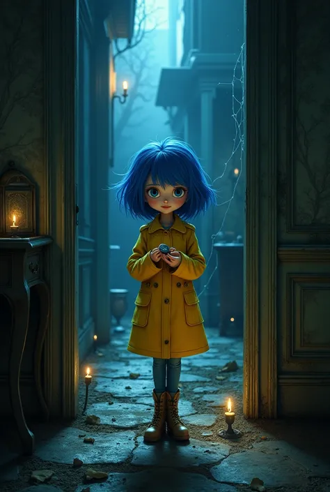 Coraline in a realistic image 