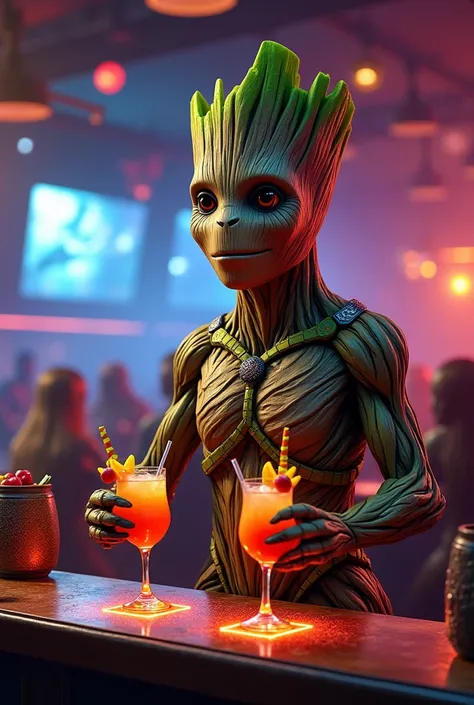 Groot the bartender