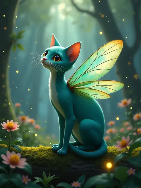 dragonfly cat