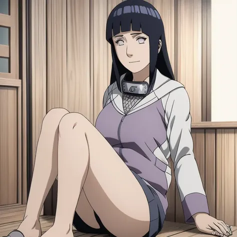 beautiful mature woman, 34 years old, hinata hyuuga uzumaki, character from boruto: next generations, detailed realistic portrai...