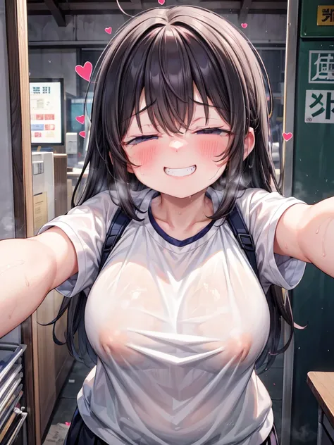 (Girl, Fat middle-aged man:1.2)、(Small female student:1.3)、blush、convenience store、Very detailed、High resolution、4K、masterpiece、High resolution、(heart:1.3)、(rape)、(Grin:1.6)、(Half-close your eyes:1.3)、(Sweaty:1.3)、(Big Breasts:1.3)、(Push one&#39;s groin fo...