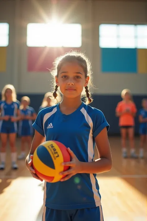 11-year-old girl volleyball