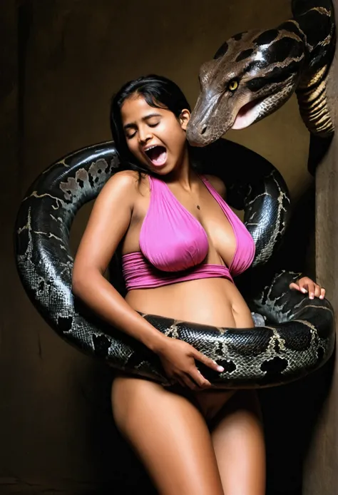  Pregnant Topless Top quality, masterpiece, super high resolution, real photo, raw photo, cute, beautiful young indian teen girl, happy expression, joy, glossy skin, dramatic lighting, full body, full body wet, dirty pink tank top, sheer with thin fabric, ...