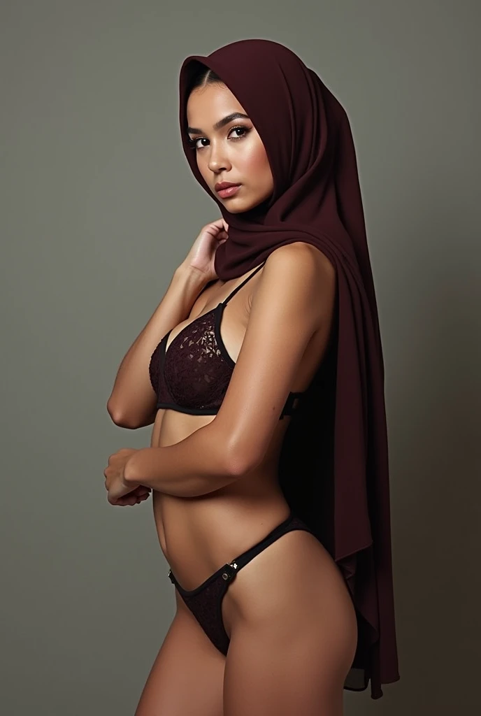 Nude Big tits indonesian hijab