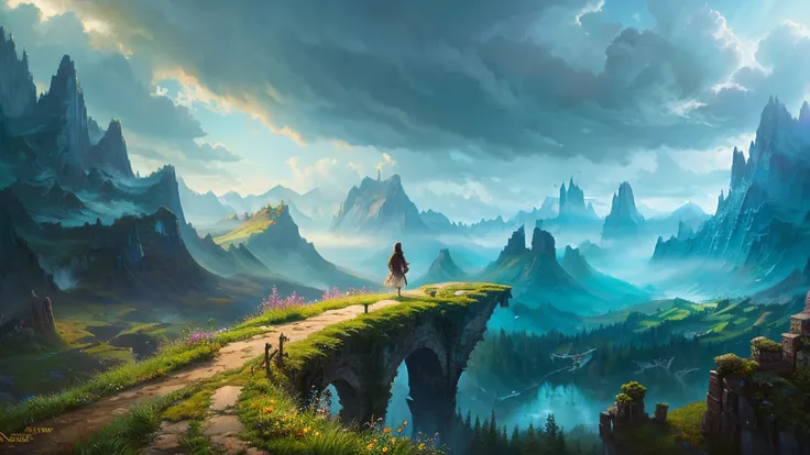 Highest quality、Landscape painting、Fantasy