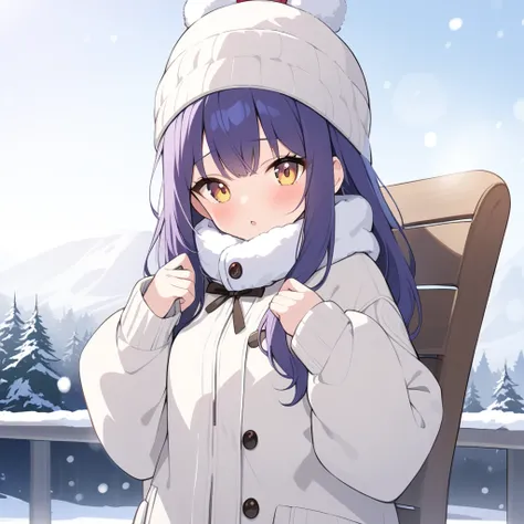 High quality,dendro girl,winter clothes