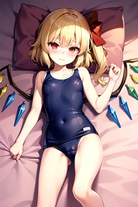 Flandre Scarlet、School swimsuit、Pussy