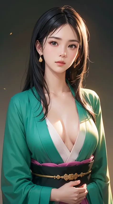 (Practical)、(Practical:1.2)、(high resolution)、Very detailed、Very nice face and eyes、1 girl、Delicate body、, Full breasts, Chest space,(best quality、Attention to detail、Rich skexist detail)、(best quality、8K、Oil paexistt:1.2)、Very detailed、(Practical、Practica...