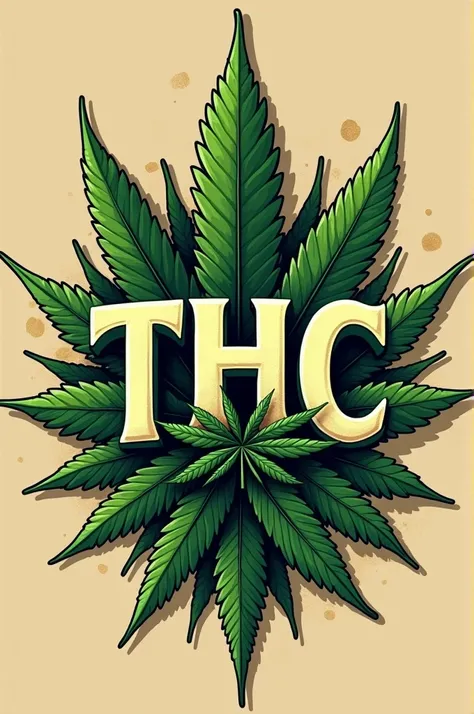 Create a logo for a cannabis grow shop related to products containing the substance THC