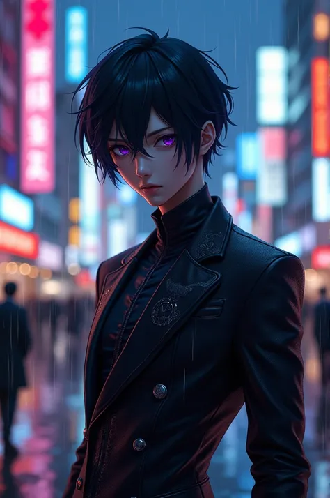 Ayato Kirishima purple eye pupil