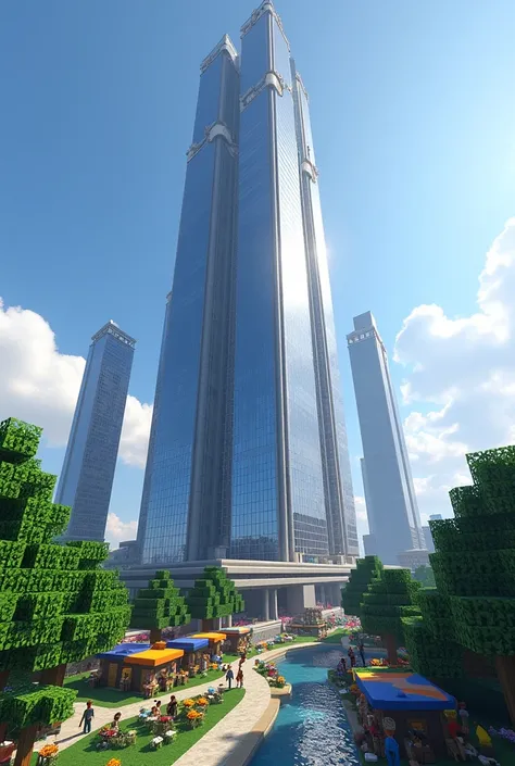 Trade Center in Minecraft 