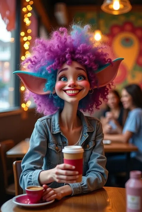 


An Instagram character with big ears, prominent front teeth, and curly hair