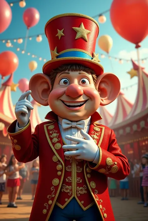 Full picture of Ringmaster Big Head real life details