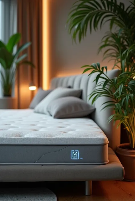 A bed with cooling technology