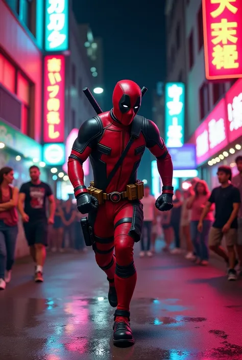 Deadpool dancing like Michael Jackson 