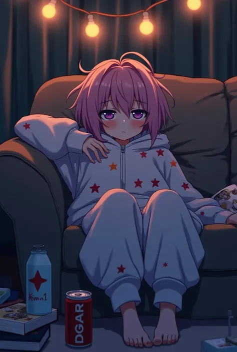 A tired anime character 