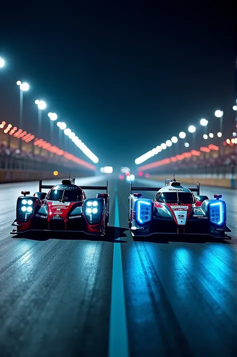 Nissan GTR LM Nismo vs Toyota GR010-Hybrid at Le Mans 