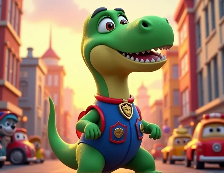 a t rex as a member of the paw patrol