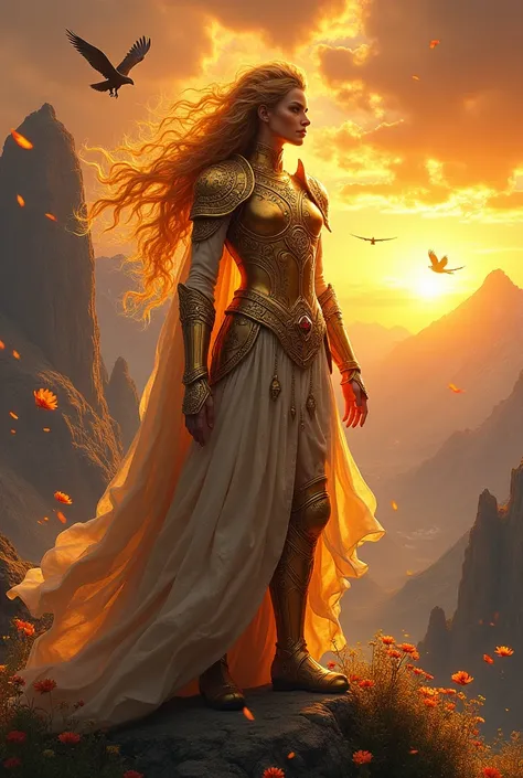 Sun goddess of war and death, nature, goddess of mountain 