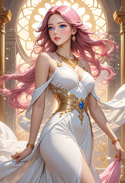 ((best quality)), ((artwork)), ((extremely detailed face)), ((perfect lighting)), ((extremely detailed CG)), ((perfect hands, perfect anatomy)), 
Appearance= Tall, slender, voluptuous figure, large bust, narrow waist, curvaceous butt, light skin, youthful,...