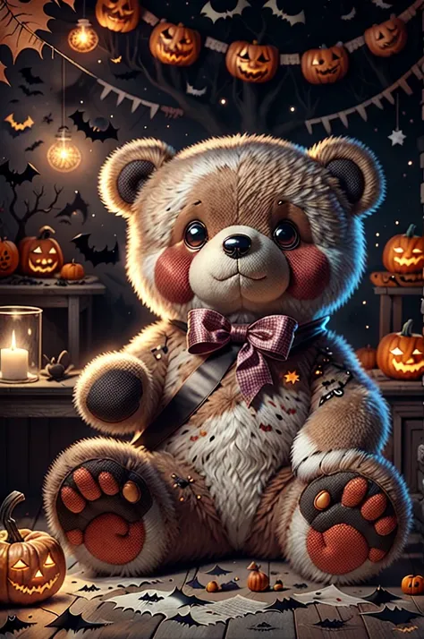 halloween teddy bear